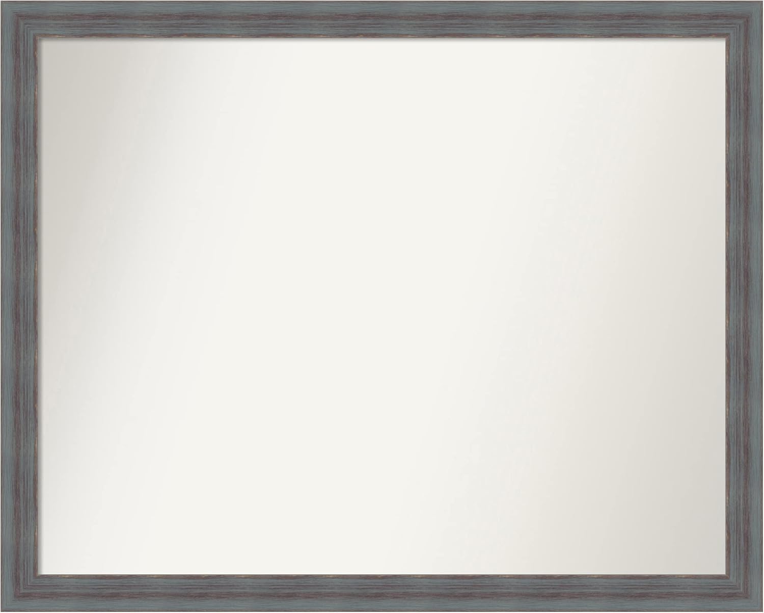 Amanti Art Bathroom Mirror for Over Sink, Vanity Mirror, Wood Frame, Hangs Horizonally and Vertically, Bathroom Wall Decor, Non-Beveled Edge