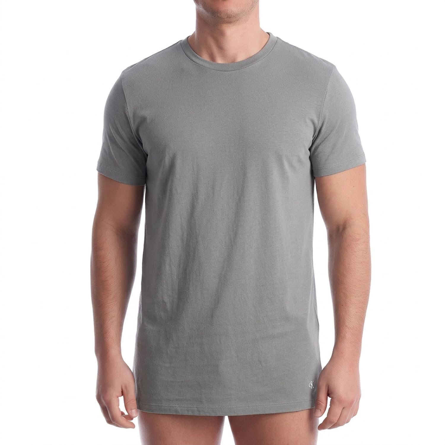 Calvin Klein Pack 3 Camisetas Interiores Hombre Slim Cotton Stretch Blend NB4185