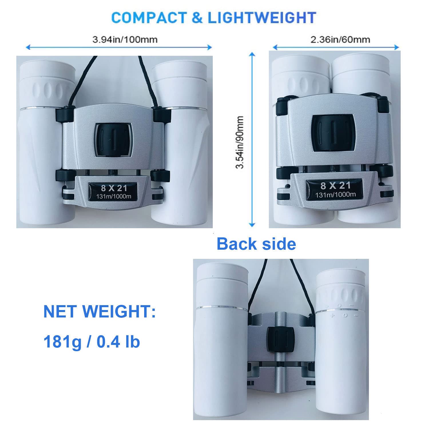 Amazon.com : 8x21 Compact Binoculars for Adults Teens, Mini Small