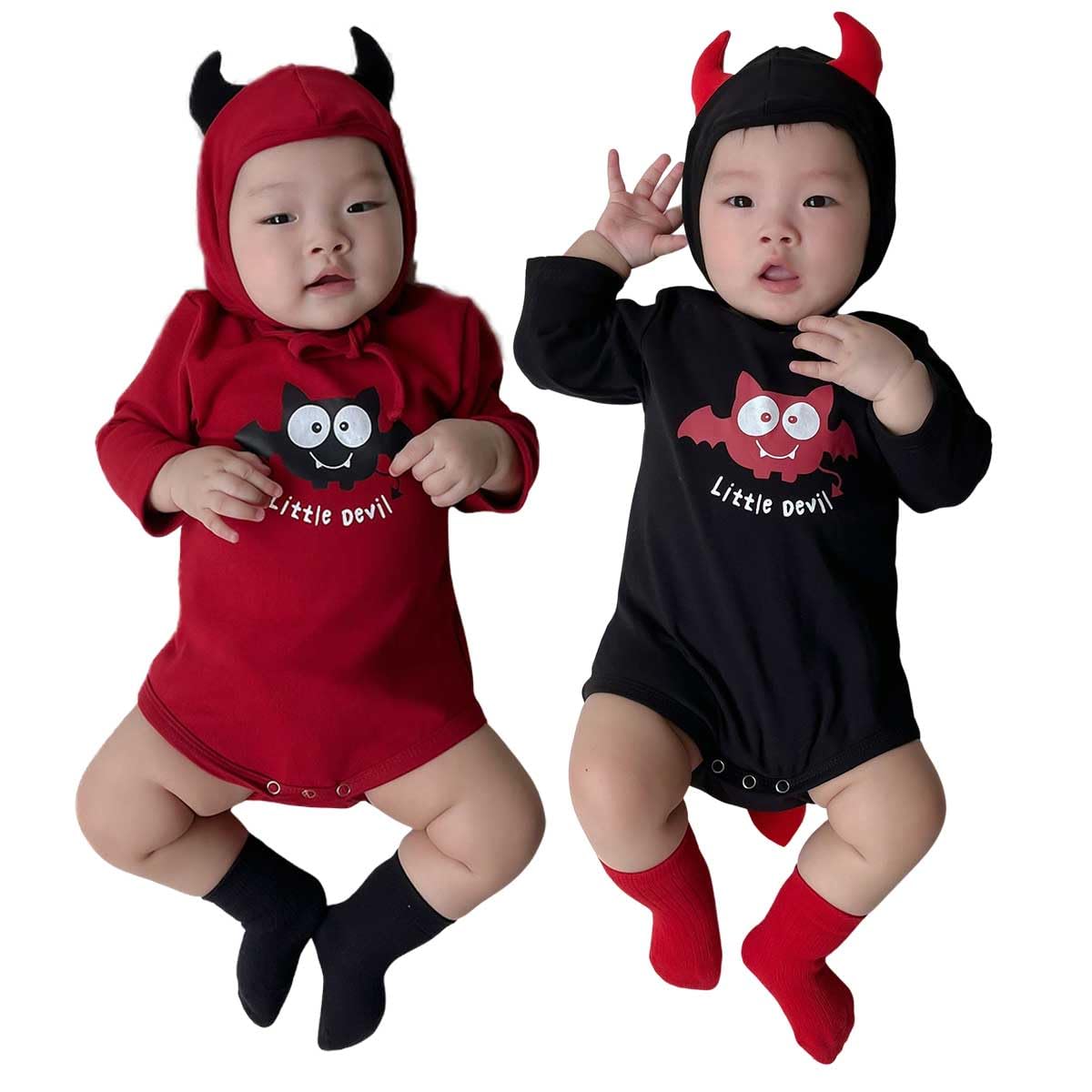 Amazon.co.jp: monoii ハロウィン 衣装 ベビー コウモリ ロンパース 