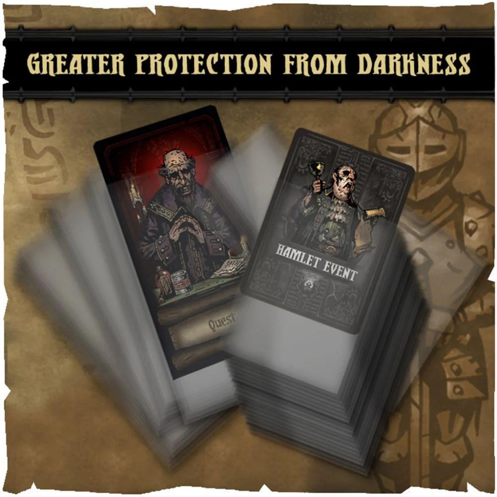 Amazon.com: Mythic Games Darkest Dungeon The Board Game Accessories:  Greater Protection from Darkness Sleeves Bundle : Toys & Games