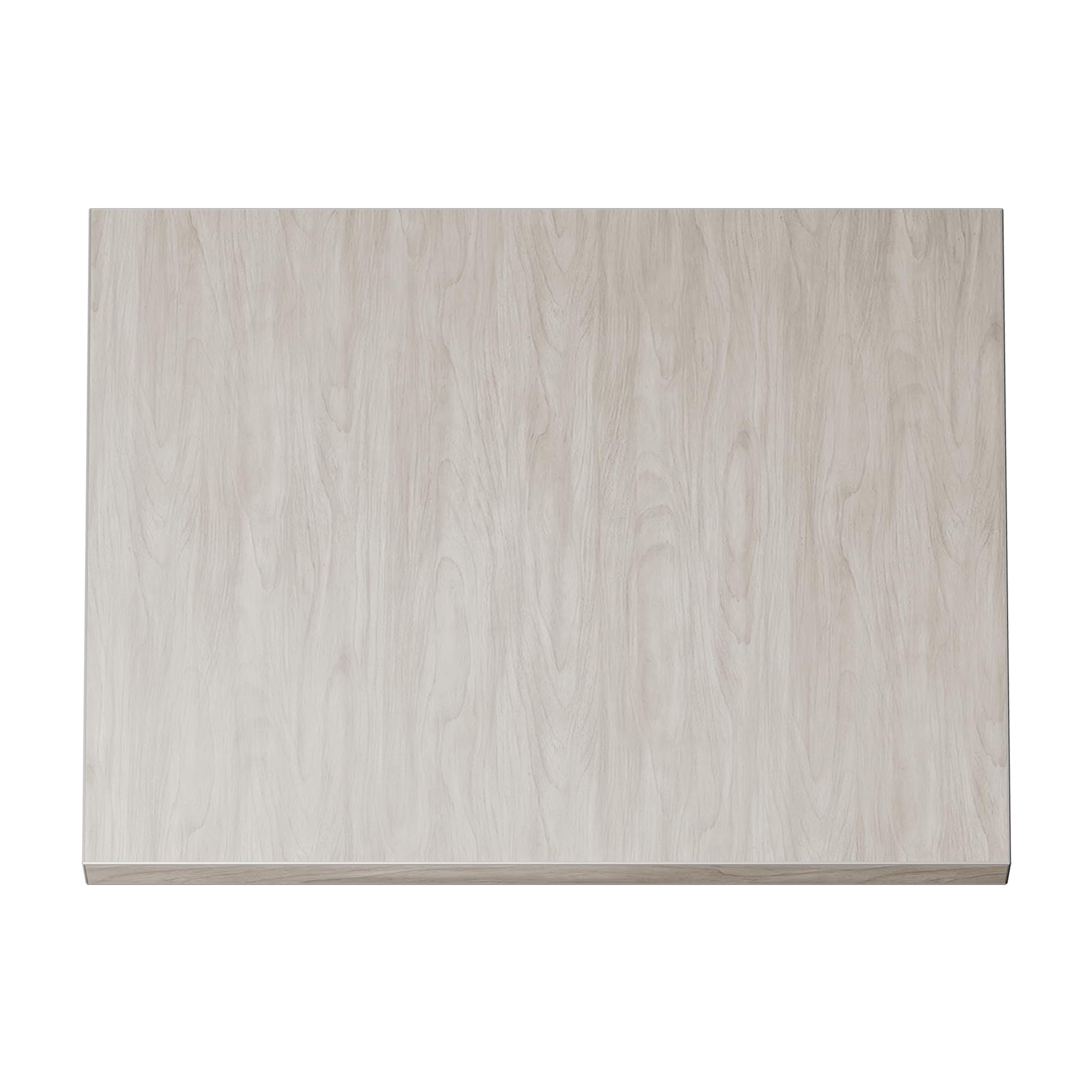 Tischplatte Spanplatte 25 mm Gebleichte Kiefer 60x60 cm, Küchenarbeitsplatte Möbelplatte, verstärkte ABS-Kanten, für Regal Schreibtisch Werkstatt