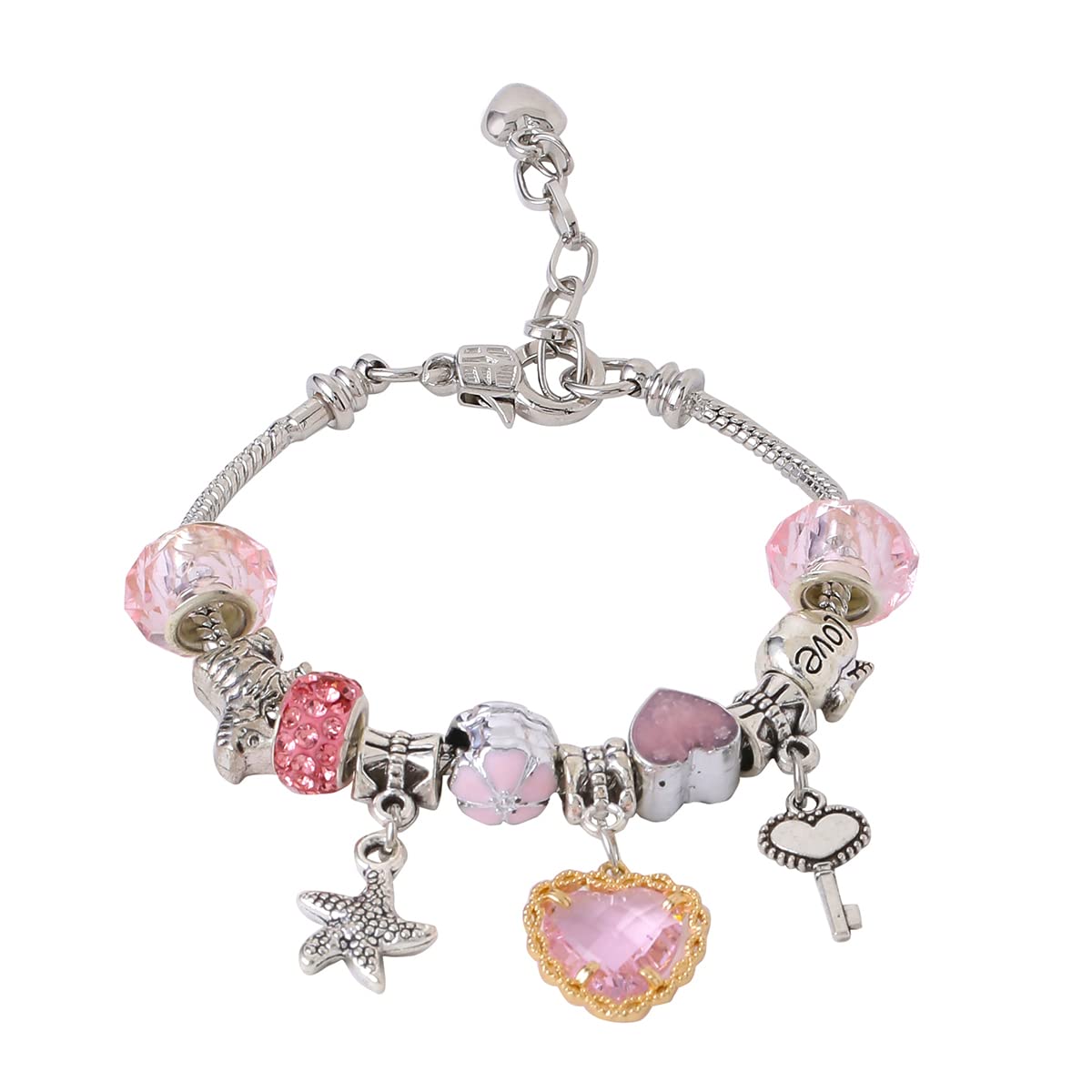 Yellow Chimes Bracelet For Women eye-catching Silver Tone With Different Charms Hanging Bracelet For Women and Girls (B0BKFYC9S8) Amazon Price History, Amazon Price Tracker