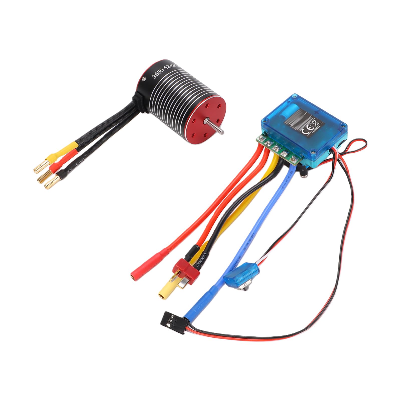 Silnik Bezszczotkowy do RC Car 5200KV, Wysoki Moment Obrotowy | Wodoodporna konstrukcja, trwała aluminiowa obudowa, przyjazny dla użytkownika interfejs programowania