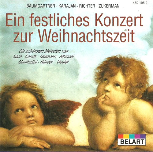 Weihnachtskonzert (CD Album Baumgartner / Karajan / Richter / Zukerman, 15 Tracks)