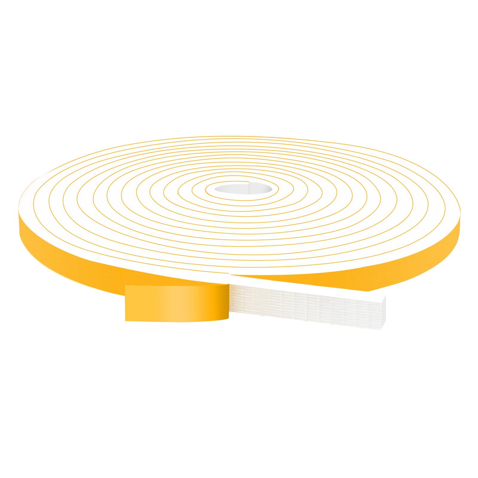 TriXcelent Window Draft Seal 10mm x 6mm, Blocks Drafts, Strong Adhesive