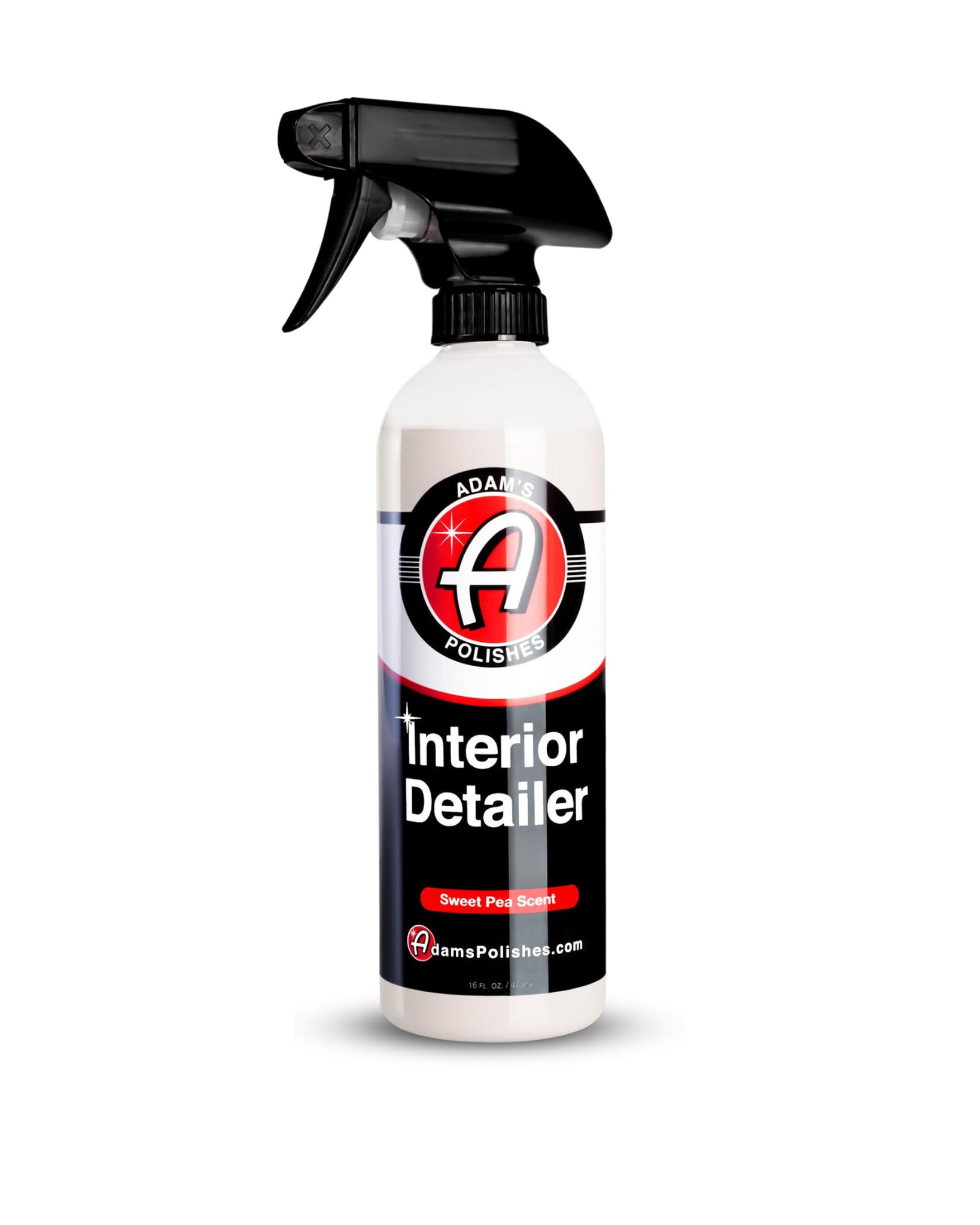 Adam's Polishes Interior Detailer 16 fl. oz (Sweet Pea) - Total Car Interior Cleaner, Protectant & Dressing | All Purpose Cleaner & Leather Conditioner | Vinyl, Dashboard, Screen, Seat Cleaner & More