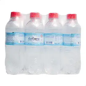 Água Mineral Daflora Com Gás Garrafa Garrafa pet 310ml Pack com 12 unidades