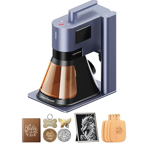 LaserPecker Rotary Extension for LP4, LX1/LX1 Max - Jaw Chuck Rotary for Engraving Cone, Cylinder, Sphere, Wine Glass, Ring etc.