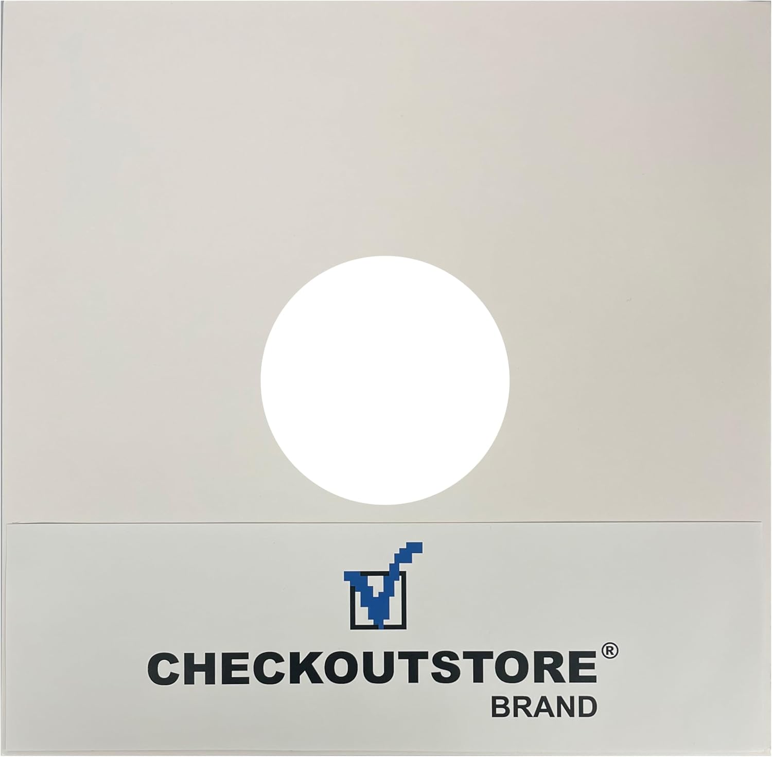 100 CheckOutStore Cardboard Jackets Album Cover/w Hole for 12" LP Vinyl 33 RPM Records