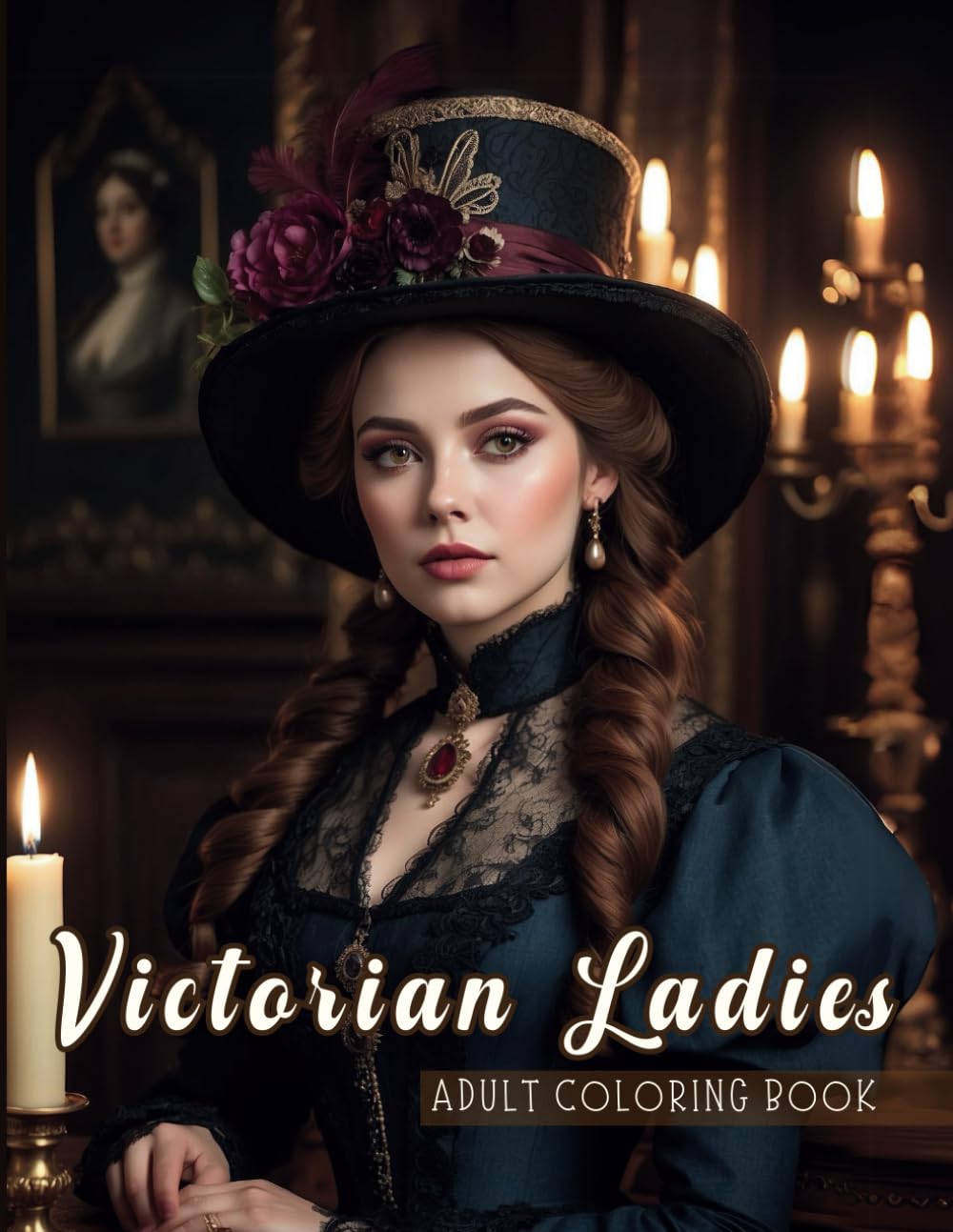 Victorian Women Coloring Book For Adults: Delicious and Stunning Victorian Era Ladies Portrait Illustrations | Charming Beauties Coloring Pages For Relaxation and Stress Relief