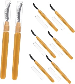 8pcs Travel Makeup Brush Eyelash Brush Mascar...