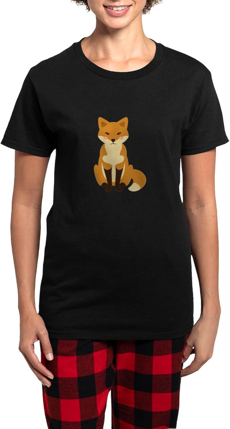 CafePress Cute Fox Pajamas Womens Novelty PJ Sleepwear