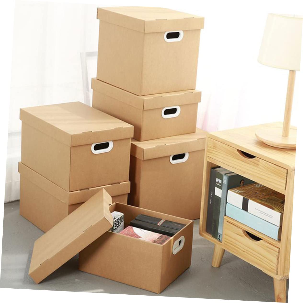 Aufbewahrungsbox für Dokumente aus Papier, Khaki, Einschulung Deko
