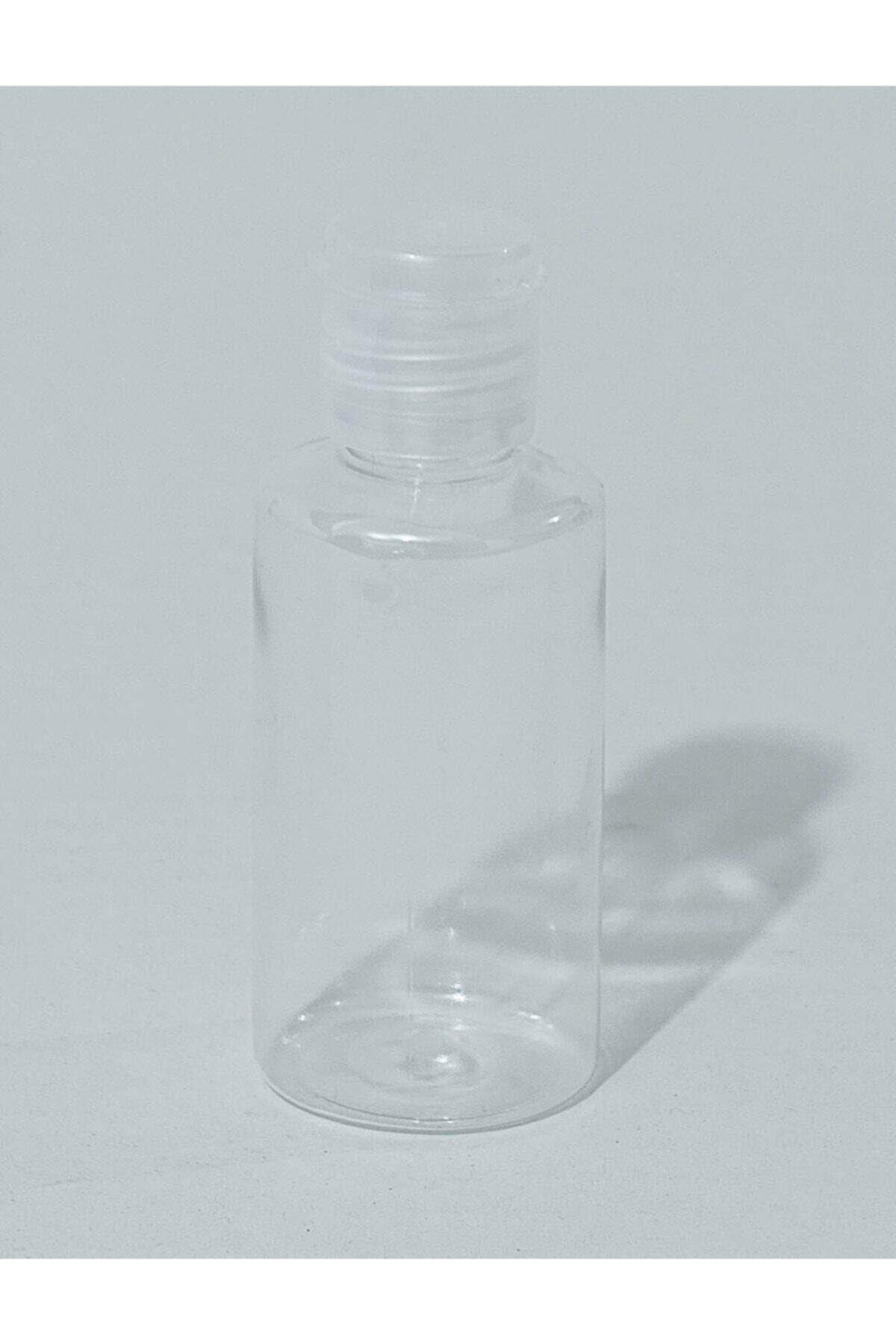 50 Ml Dökme Kapaklı Boş Pet Şişe Sağlam Plastik 10 Adet