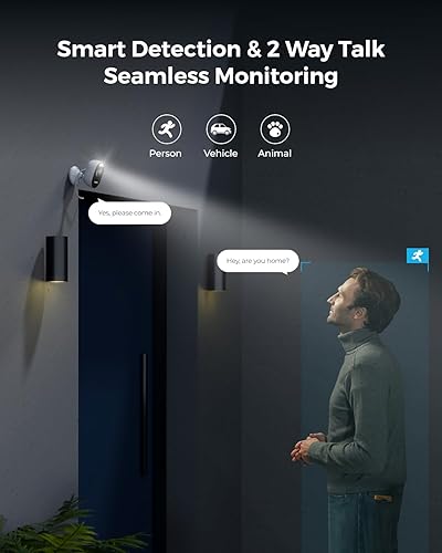Miniatura 5 de REOLINK Cámara de timbre con cámara de seguridad para exteriores enchufable 2K Lumus, todo control en una aplicación, no necesita suscripción,
