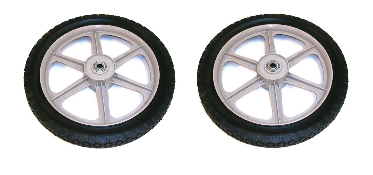 For 2 Genuine Oregon 72-024 Semi-Pneumatic 14x175 Diamond Tread - 2 !