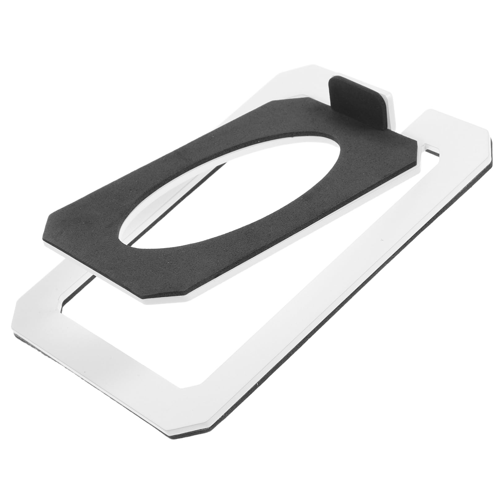 LALADEFIEE Heavy Duty Metal Speaker Stand Desktop Holder for Home Office Conference Quick Assembly Space Saving Design Compatible with Various Devices