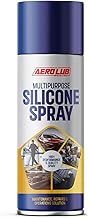 Silicone Lubricant Spray 400ml | Non-Toxic, Odourless, Colourless | Rejuvenates, Shines & Protects | Lubricates Plastic, Rubber, Metal, Painted Surfaces, Treadmill, Car, Bike