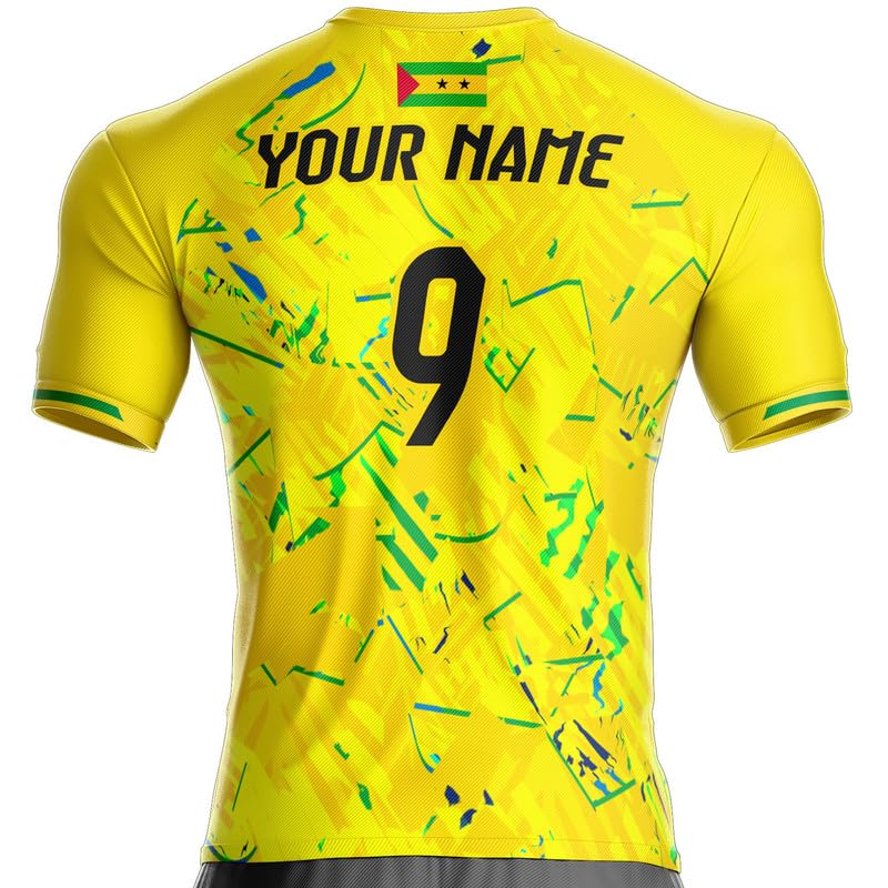Maillot Sao Tomé-et-Principe SP-74 Football pour afficher votre fierté nationale