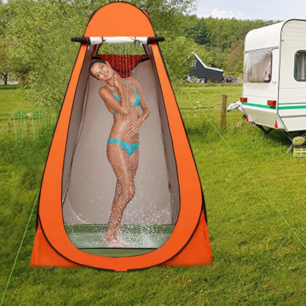 Receveur de douche portable 2 en 1 - Receveur de douche pliable avec tuyau de vidange pour camping, douche en plein air, tente - Idéal pour le camping-car, la plage, les animaux domestiques et les