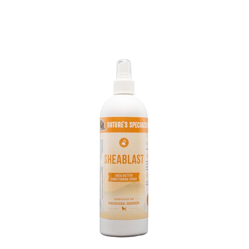 Condicionador em Spray para Cães e Gatos com Manteiga de Karité Nature's Specialties SheaBlast 480 mL