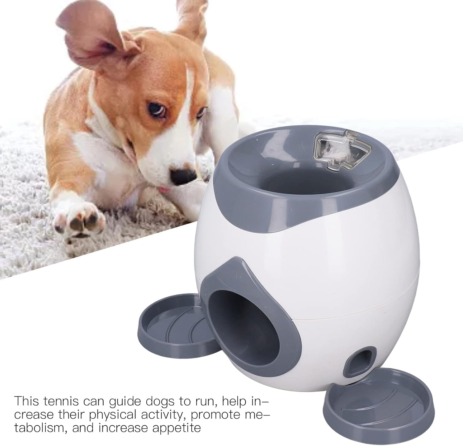Lanzador De Pelotas para Perros, Lanzador Automático De Pelotas De Plástico para Perros, Interesante Juguete Interactivo para Perros, Máquina De Pelotas De Tenis para Perros.
