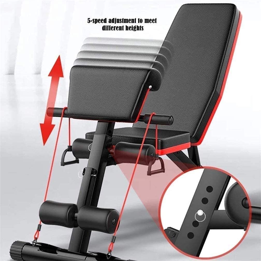 Regulowana ławka do ćwiczeń Ławka do ćwiczeń w domu Wielofunkcyjna ławka do ćwiczeń z pochylnią Ławka fitness Stołek do hantli Fitness Pomoc do ćwiczeń Wielofunkcyjna deska do leżenia