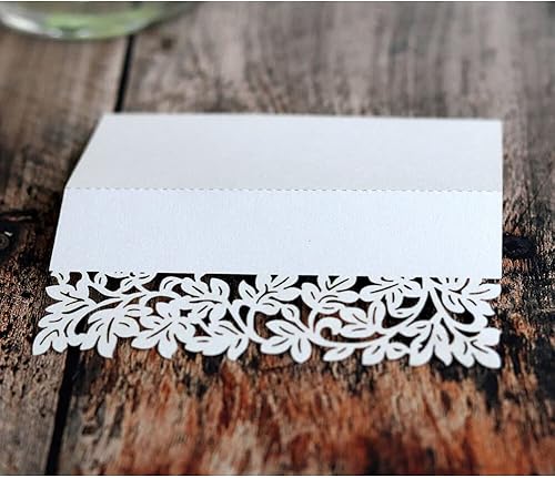 Miniatura 6 de Paquete de 50 tarjetas de lugar para colocar la mesa, tarjetas de nombre de boda, tarjetas de lugar plegadas para banquetes, cenas, fiestas, color