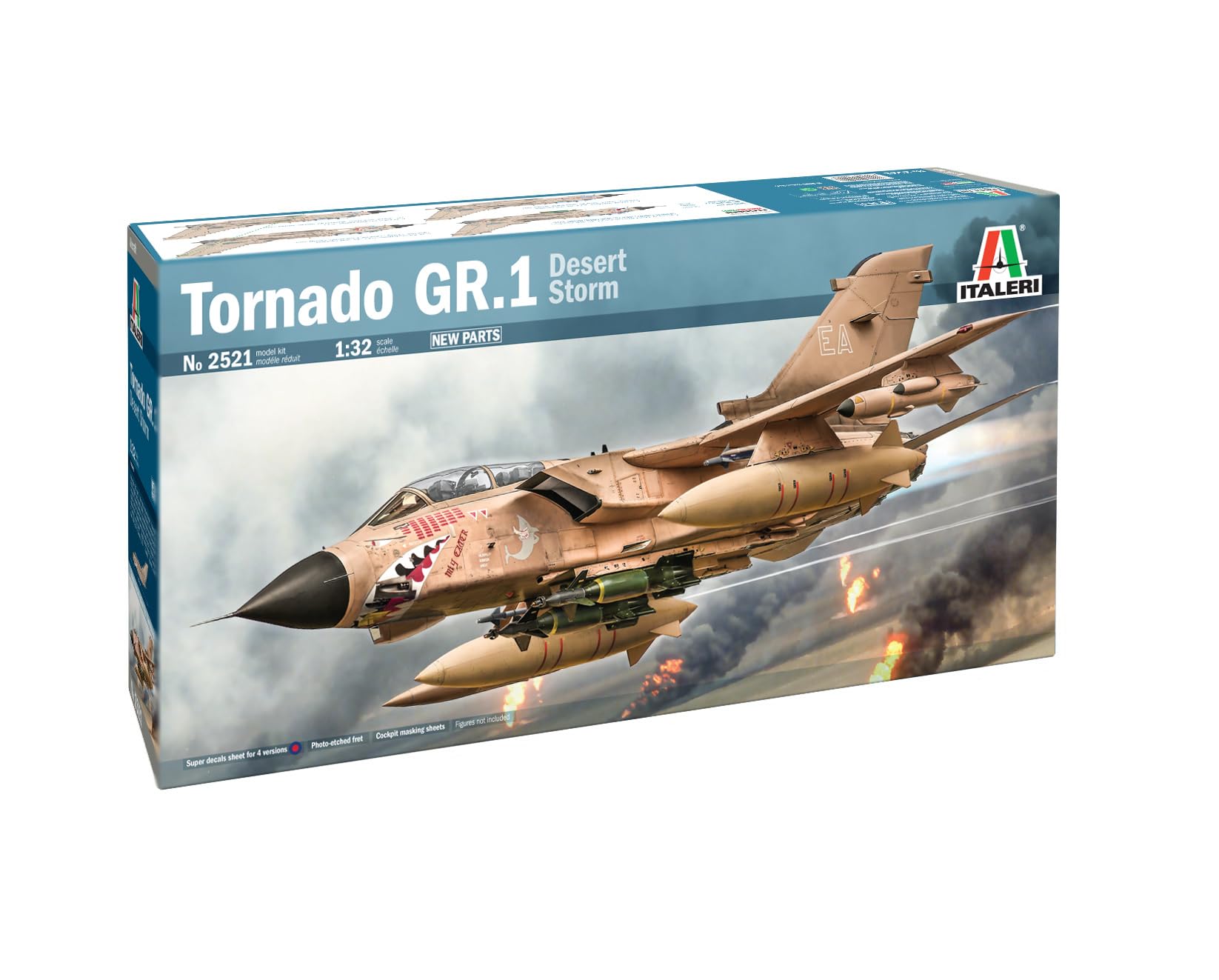 Amazon | イタレリ 1/32 イギリス トーネードGR.1 湾岸戦争 プラモデル