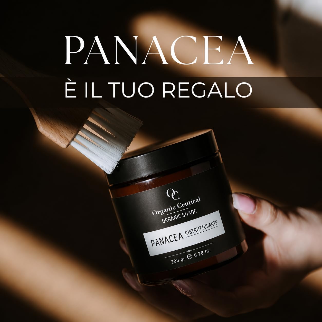 Panacea Impacco Ristrutturante Capelli 100% Naturale Made in Italy, Trattamento Volumizzante in Polvere con Altea, Semi di Lino, Soia e Arnica, Ricostruzione Capelli Danneggiati, 200 g
