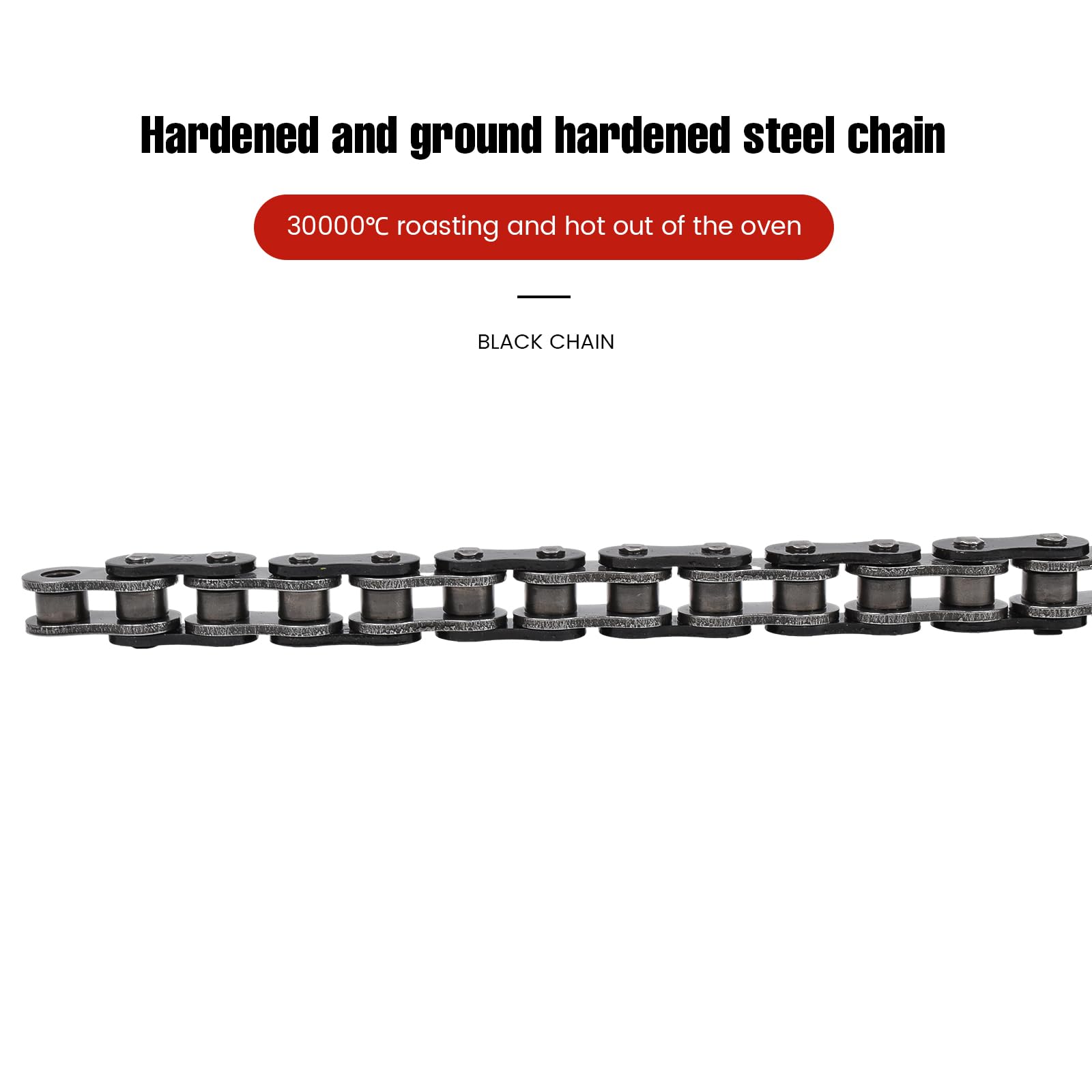Amazon.com: 520 Pitch 112 Links Black Standard Chain