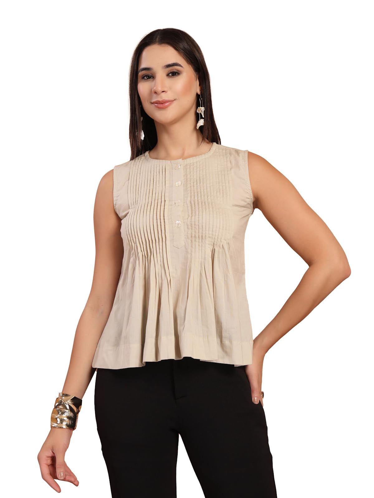 Women Cotton Peplum Tops-picture-11