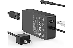 Surface Book Fast Charger - 65W USB-C Laptop and Tablet Power Supply