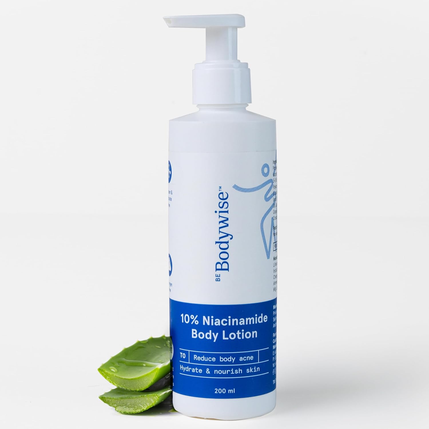 Be Bodywise 10% Niacinamide Brightening Body Lotion 200ml | 48Hr Moisturization | Aloe Vera Extract & Almond Oil | Repairs Skin Barrier, Reduces Acne Marks & Nourishes | For All Skin Types Be Bodywise 10% Niacinamide Brightening Body Lotion 200ml | 48Hr Moisturization | Aloe Vera Extract & Almond Oil | Repairs Skin Barrier, Reduces Acne Marks & Nourishes | For All Skin Types