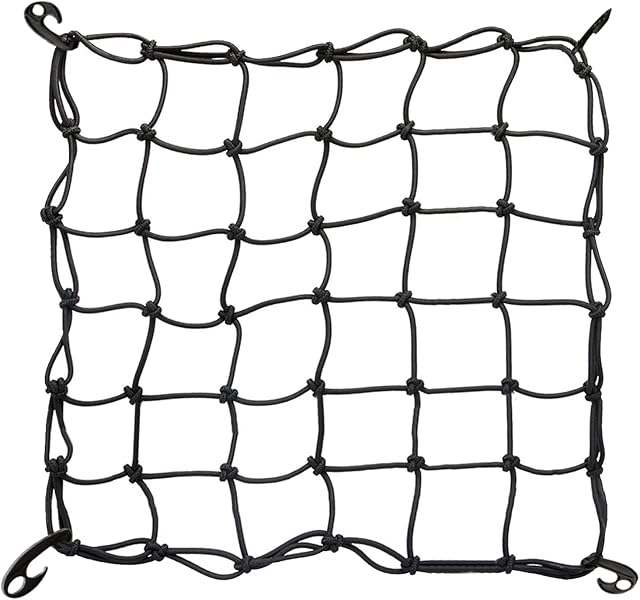 Scrog Net Trellis Netting for Plant 90*90cm Elastic Trellis Netting Flexible Plant Net for Grow Plant Tents Mesh Net Tent With Hooks 1pack