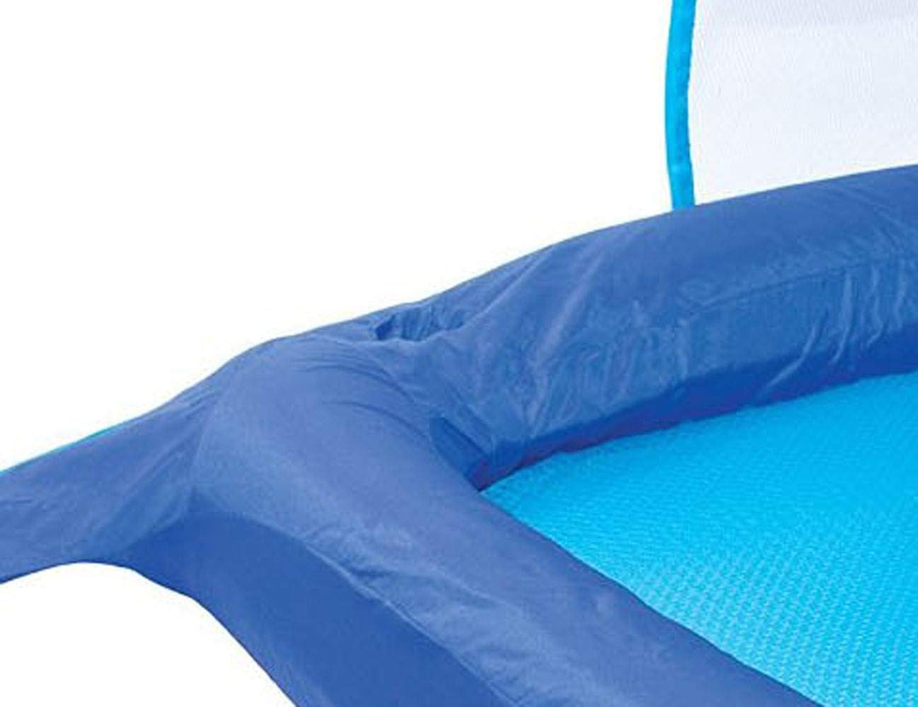 Buy SwimWays Spring Float Recliner Pool Lounge Chair w/Sun Canopy, Blue