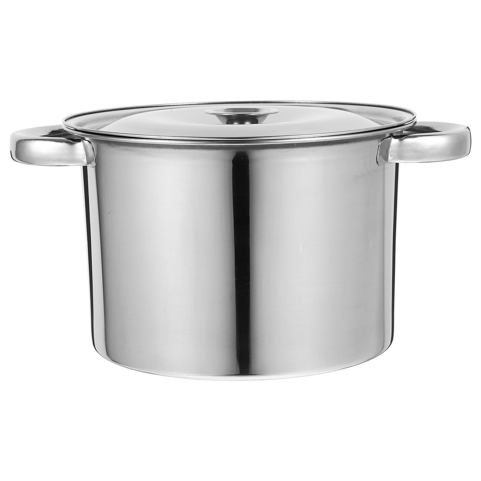 Marmite à soupe en acier inoxydable 20cm de diamètre avec couvercle multifonction