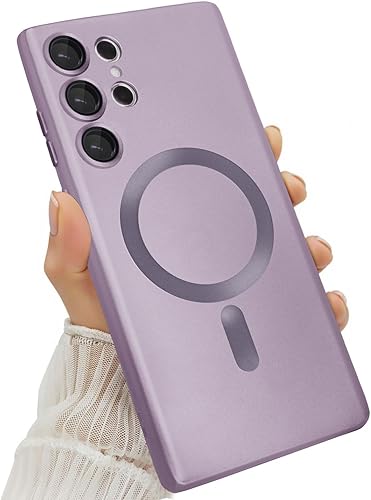 Miniatura 23 de Funda Magnética para Samsung Galaxy S25 Plus para Mujeres Hombres Niñas [Compatible con MagSafe] [Protector de Lente de Cámara] Mate Bonita Delgada
