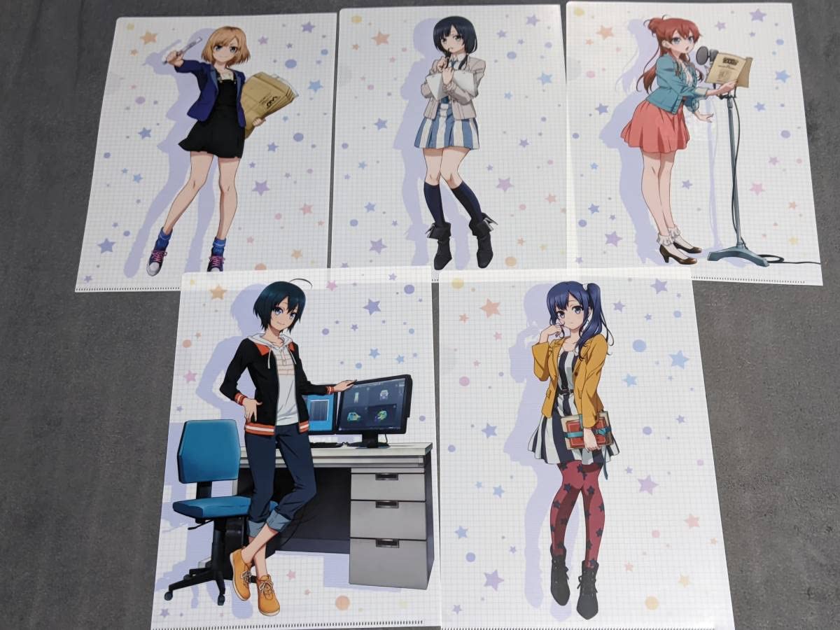 Amazon.co.jp: クリアファイル セット SHIROBAKO P.A.WORKS 原画