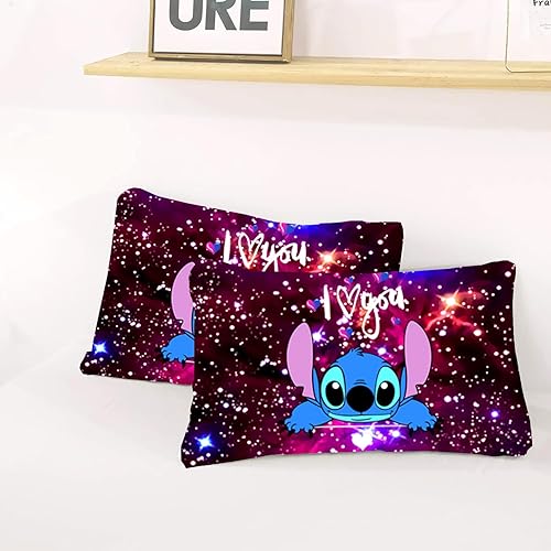 Miniatura 4 de LUSTROVA Juego de ropa de cama de 3 piezas con 1 funda de edredón y 2 fundas de almohada impresas en 3D, juego de ropa de cama ligero, regalos para