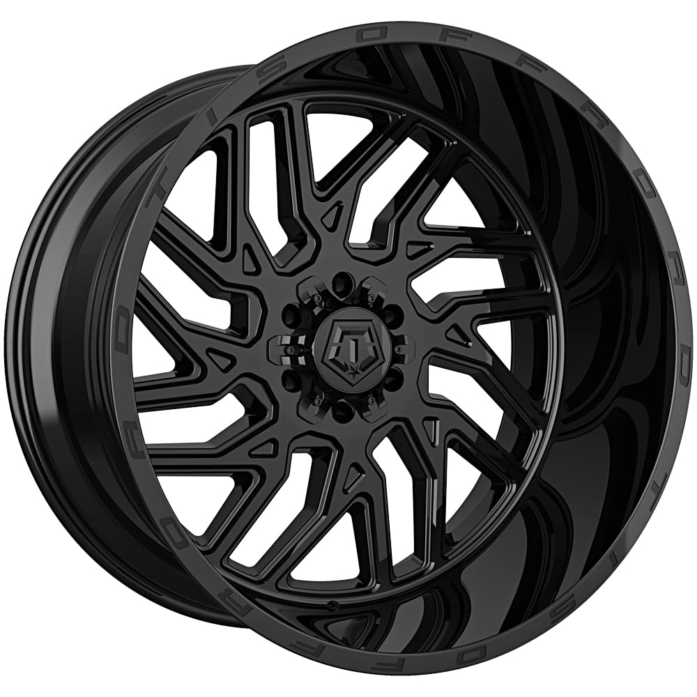 TIS 544B Gloss Black Wheel (22 x 22. inches /6 x 135 mm, 10 mm Offset)