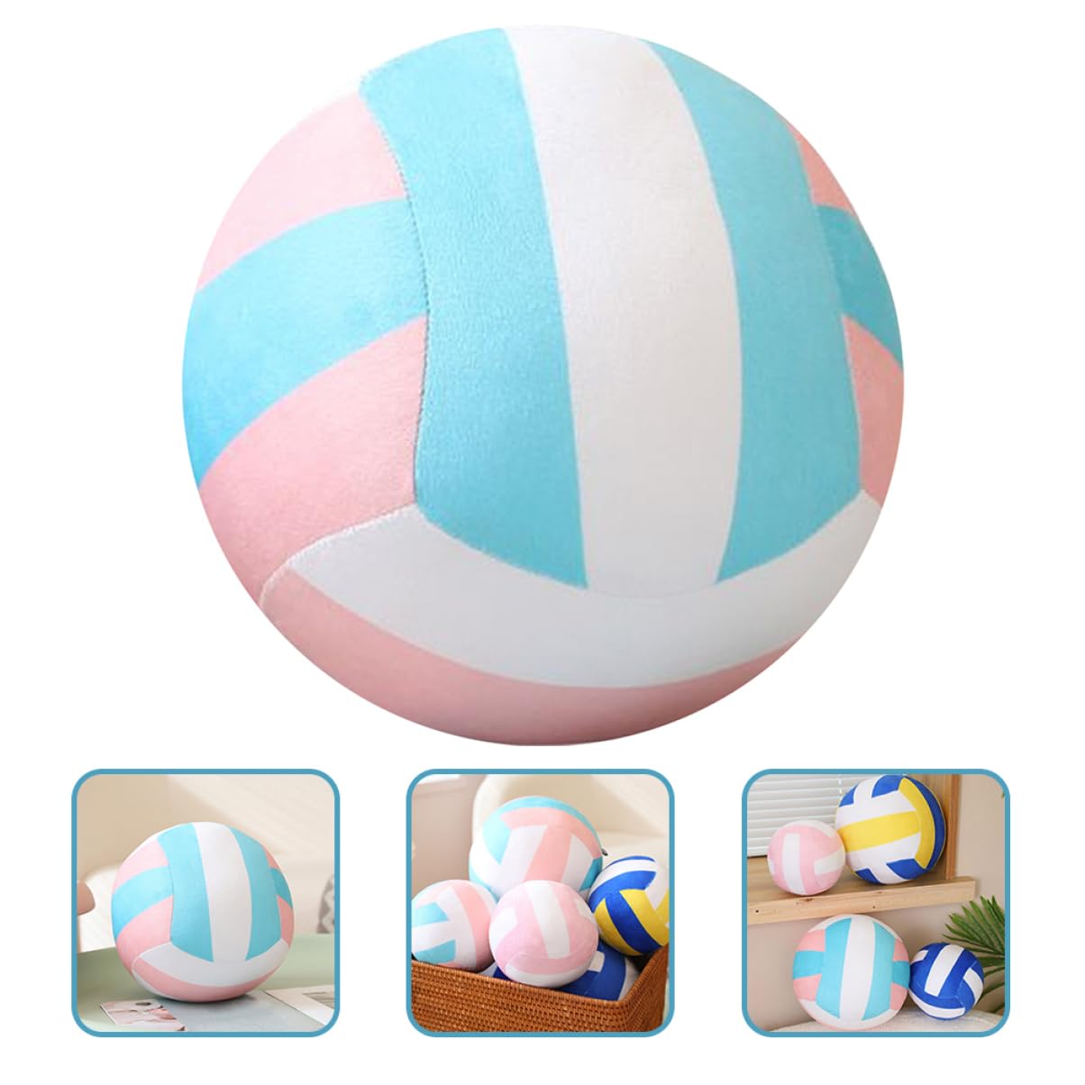 Toyvian Cuscino Pallavolo e Decorazione Per e Adulti Imbottito Per o Auto Per Della Pallavolo
