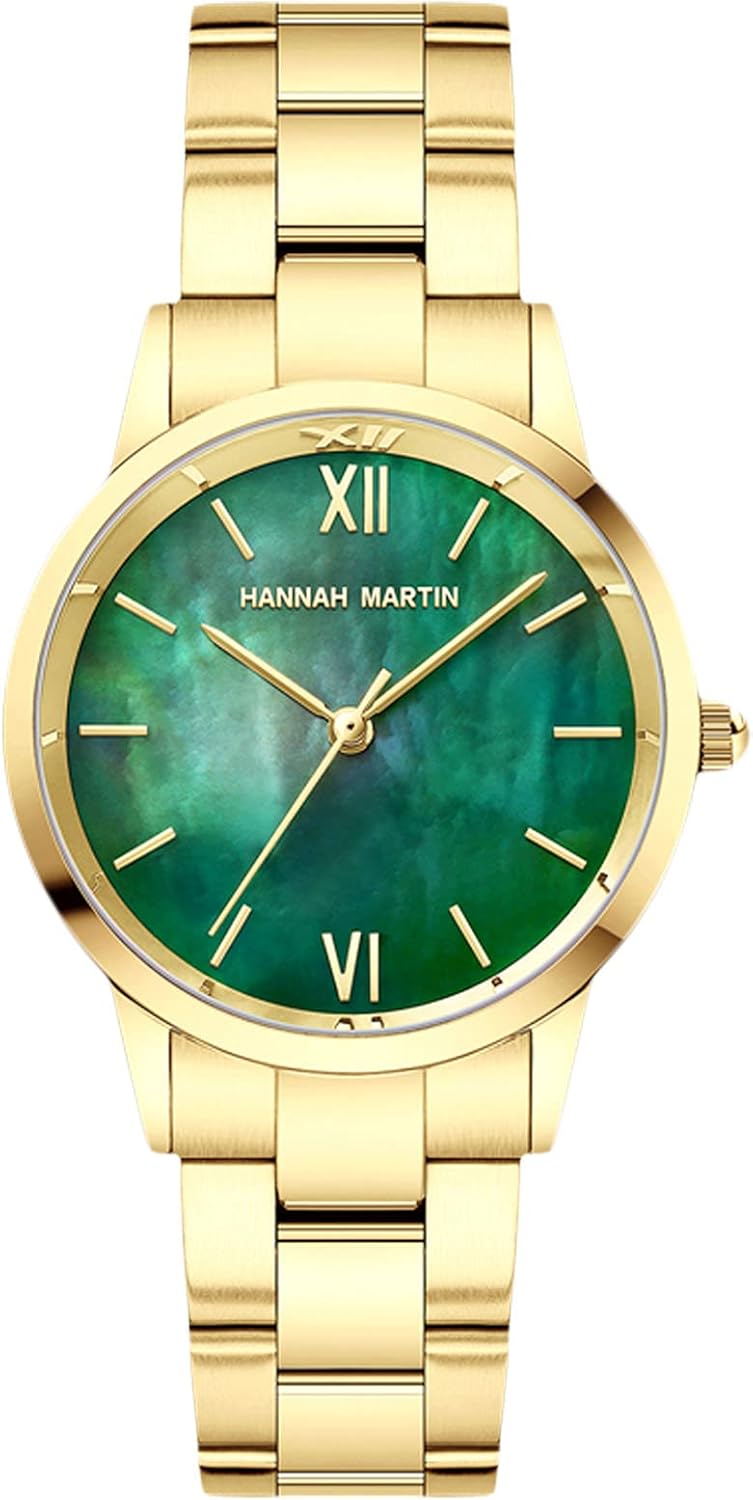 Donna Orologio Impermeabile Analogico al Quarzo Orologio con Cinturino in Acciaio Inossidabile Moda Orologio da Polso per Donna