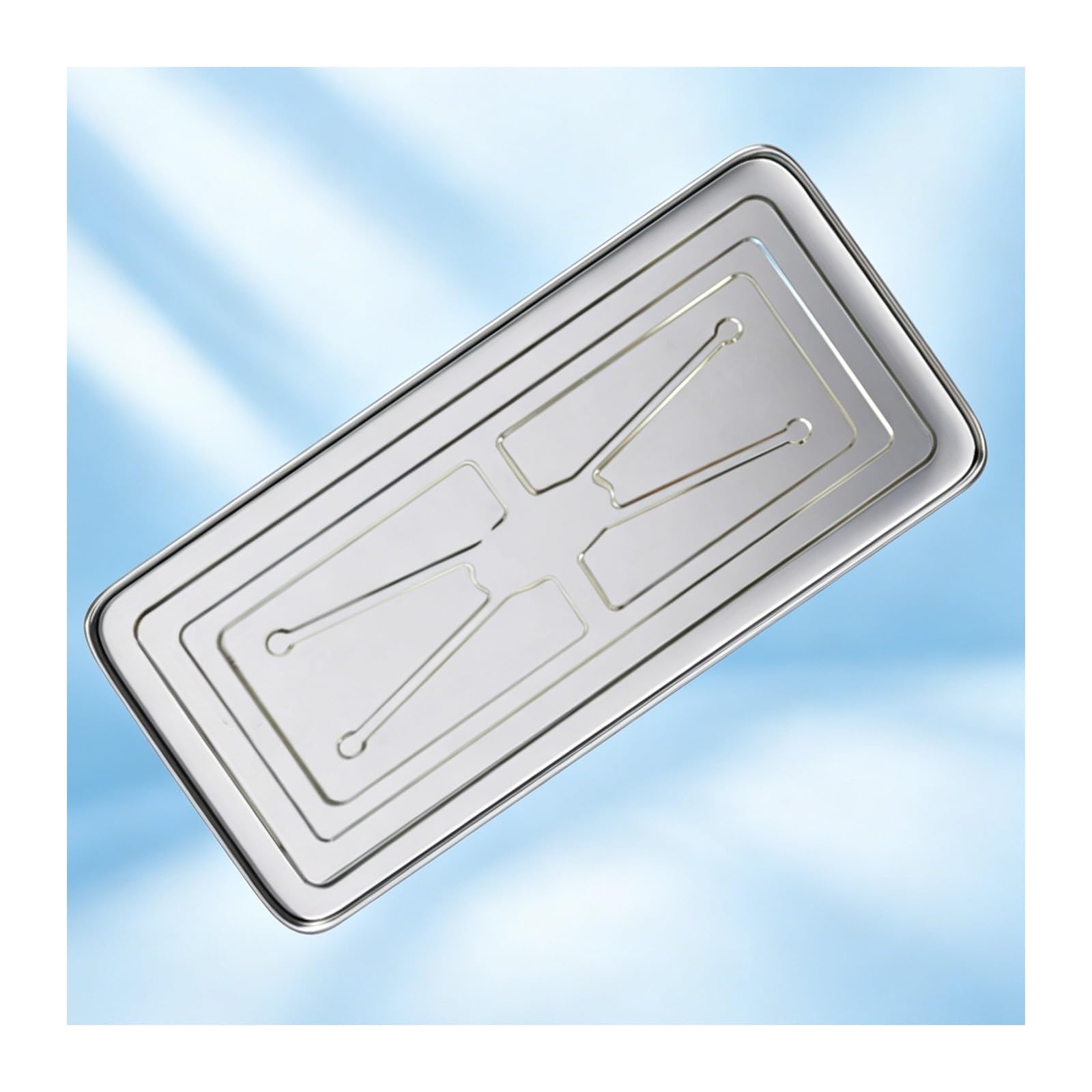 HBOOMOEM Air Conditioner Drip Pan, Window Ac Unit Drip Tray, Steel Drain Pan, Includes a Drainage Kit; Suitable for Window Type and Split System Air Conditioners.(A,85.5*40*3cm/33.7*15.7*1.18in)
