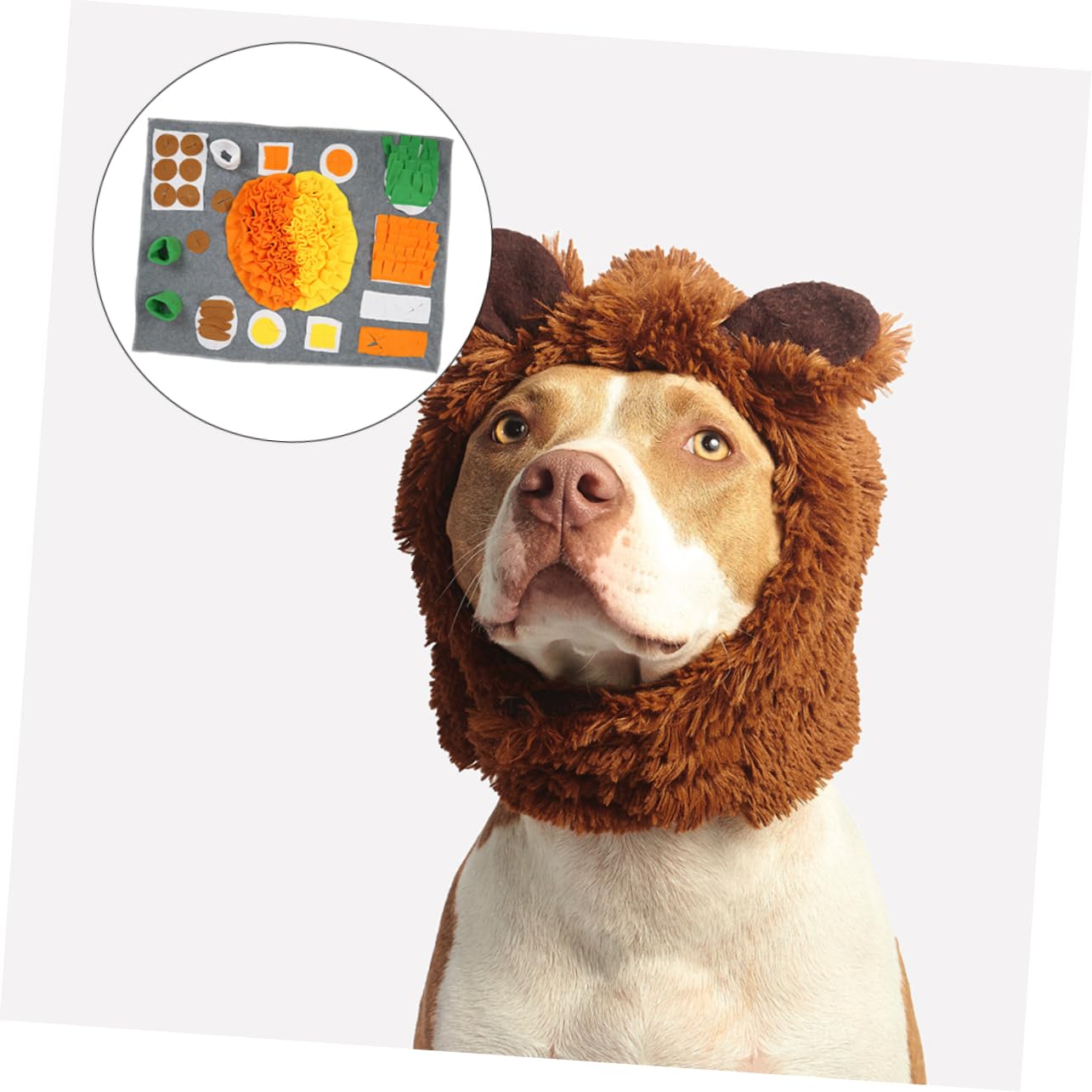 COLLBATH Tapis De Jeu pour Animaux De Compagnie Tapis De Reniflement pour Chien Jouet À Renifler Matériau en Flanelle pour Chiens