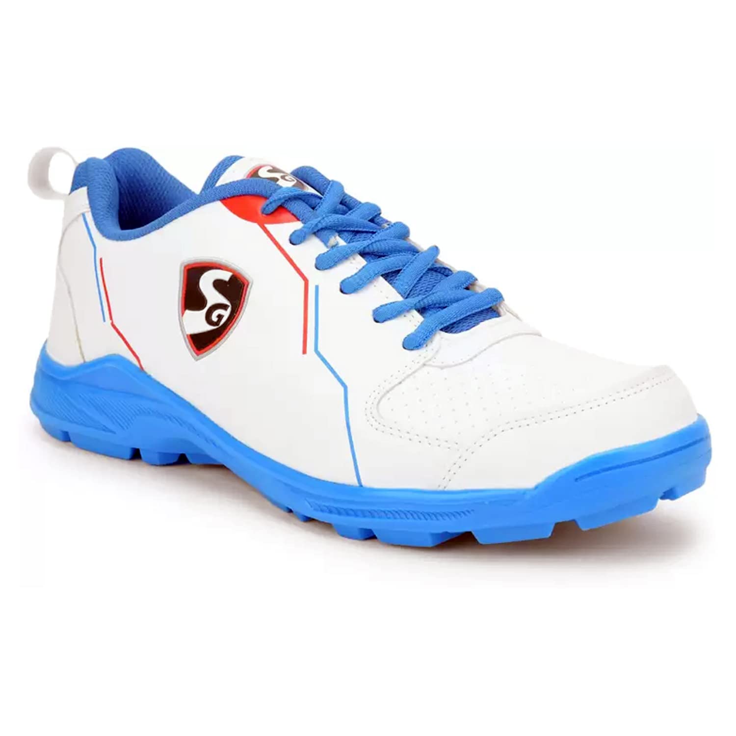 SG mens Sg-bz-56e355 White/Royal Blue/Red Cricket Shoe - 8 UK (Sg-bz-56e355) (B0BG5Y3W6H) Amazon Price History, Amazon Price Tracker
