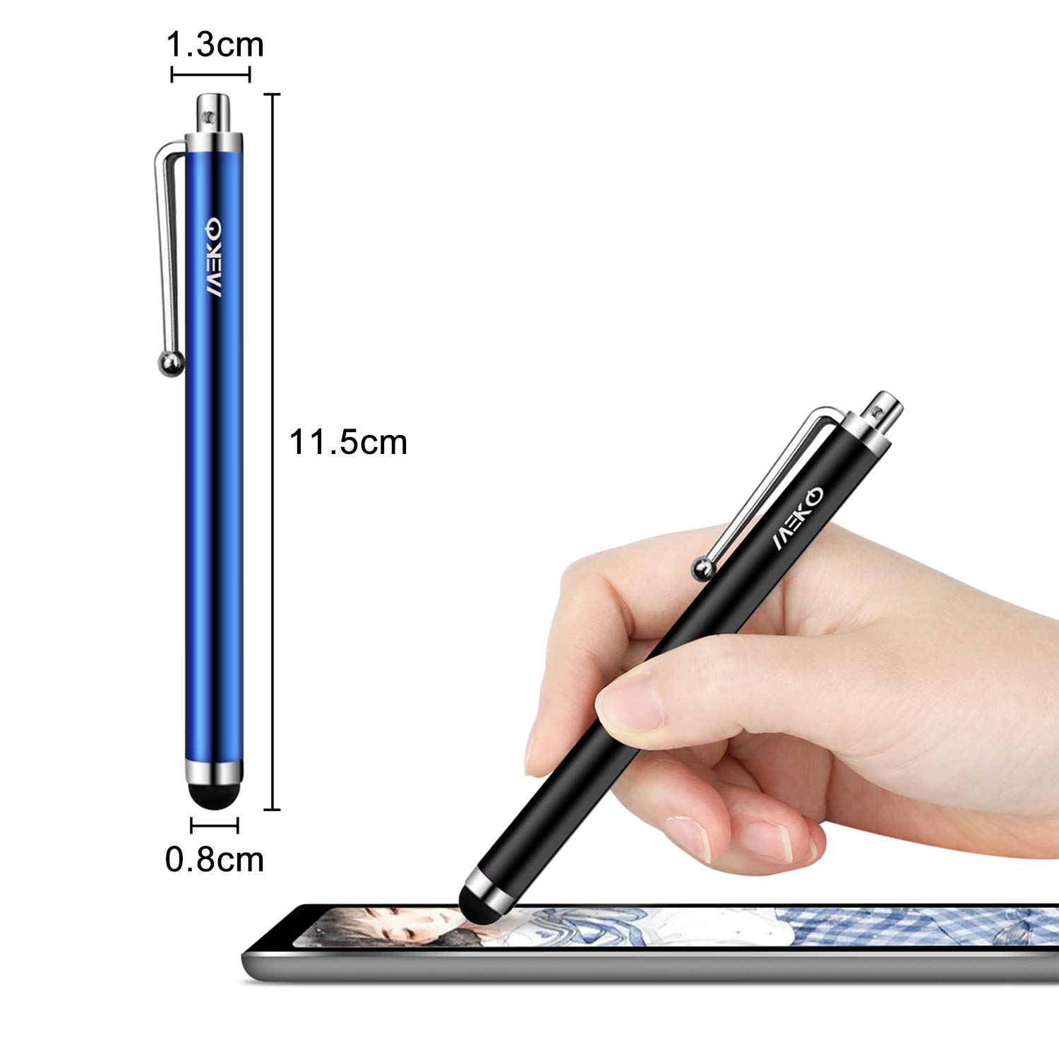 MEKO - Pennino capacitivo per iPhone / iPad / iPod / Galaxy S3 / S2 / Tab e tablet