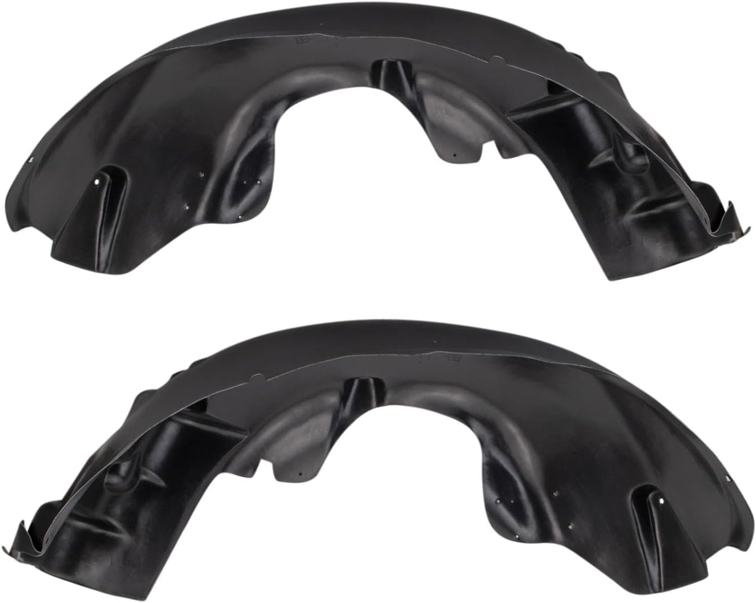 TRQ Inner Fender Liner Set Compatible with 2007-2009 Chrysler Aspen Dodge Durango CH1248135 CH1249135
