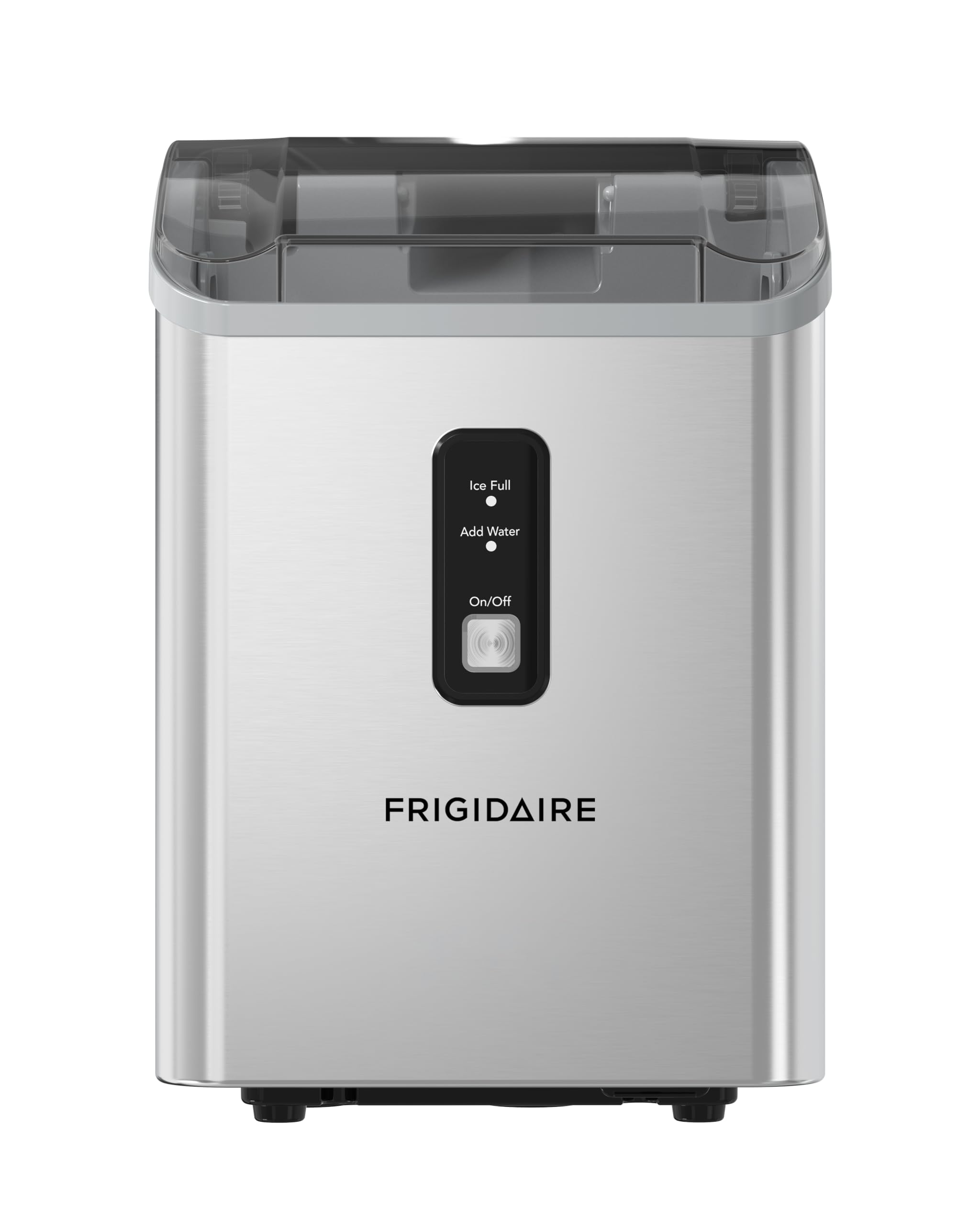 Frigidaire Countertop Crunchy Chewable Nugget Ice Maker, Compact, 33lbs per Day, Metallic Finish — view 8